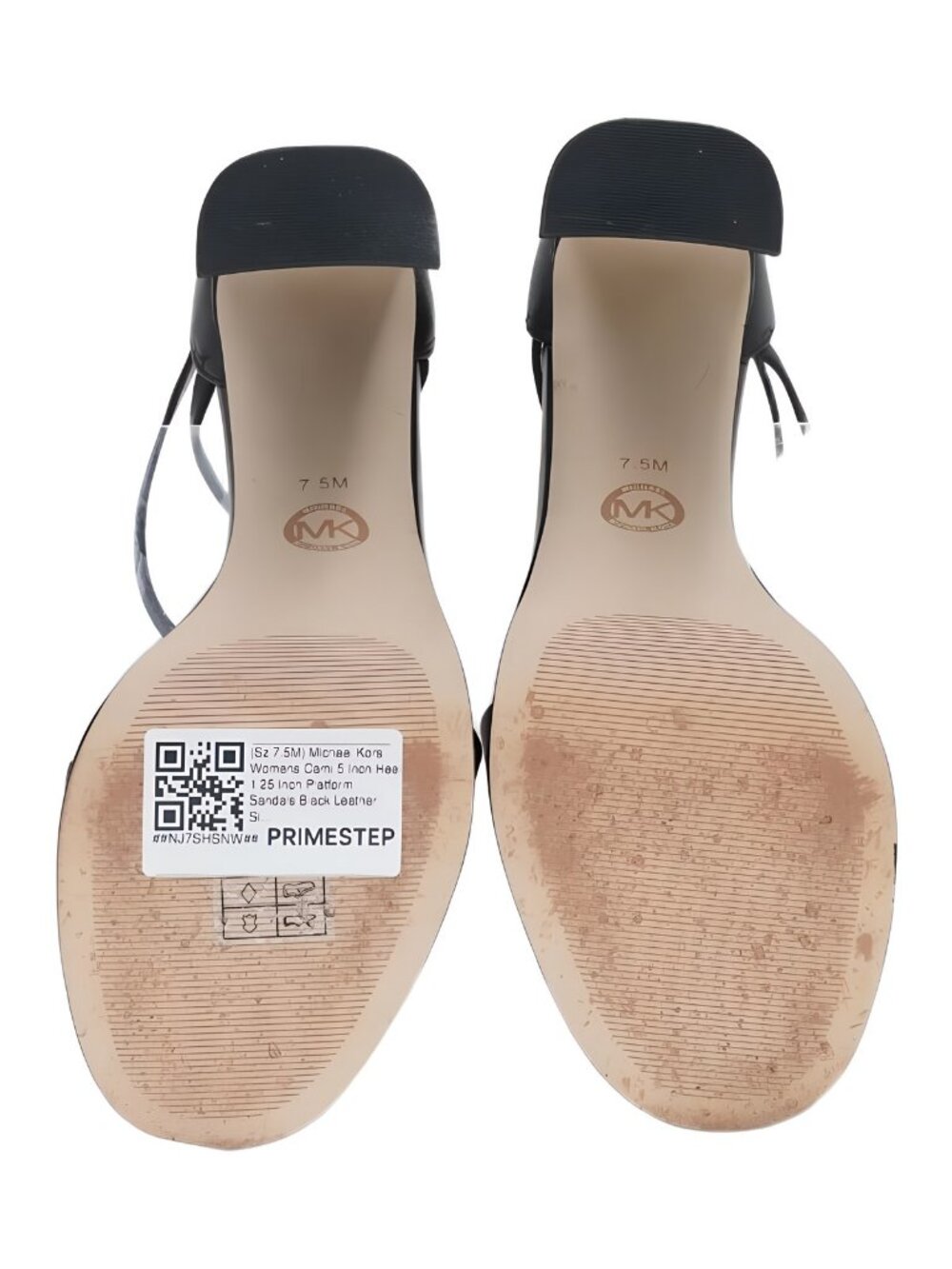 Michael Kors Womens Cami Platform Sandals 5in Heel 1.25in Platform Black 7.5M - Picture 6 of 6